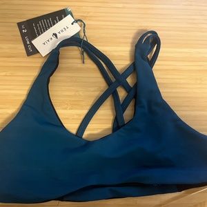 Tera Kaia Toura Basewear Top - Low Cut, Size 2 Blue